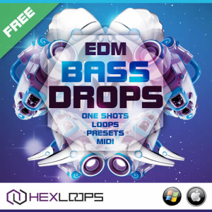 Hex Loops EDM Bass Drops Construction Kits