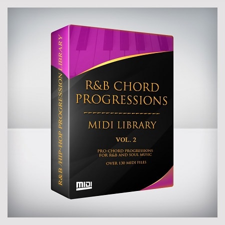 Tru Urban R&B Chord Progressions Midi Library Vol.2 WAV MIDI