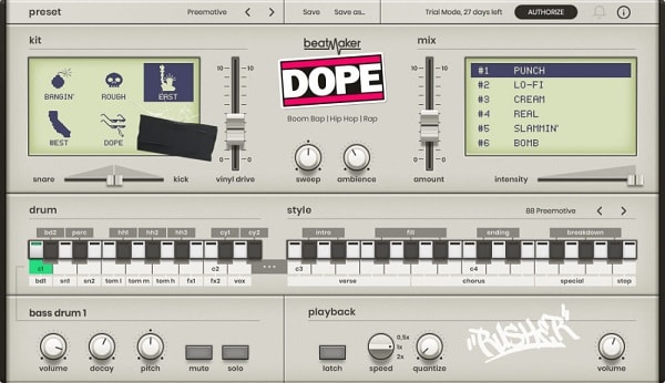 UJAM Beatmaker DOPE v1.0.0 Win & MacOSX