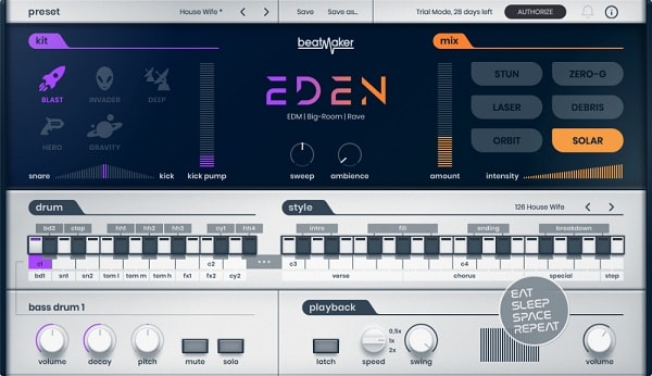 UJAM Beatmaker EDEN v1.0.0 Win & MacOSX