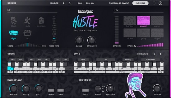 UJAM Beatmaker HUSTLE v1.0.0 Win & MacOSX