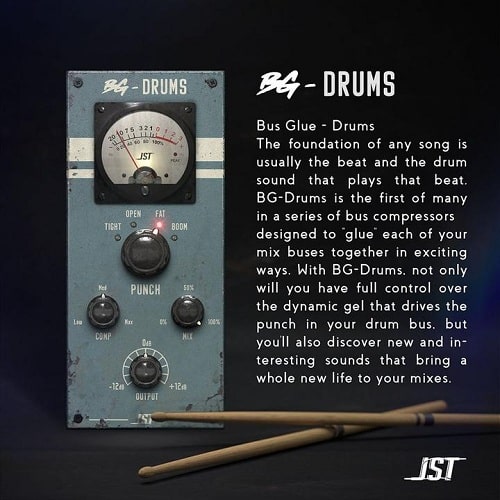 JST BG Drums Special Edition v 1.0.1 - x86 x64 - Win/Mac