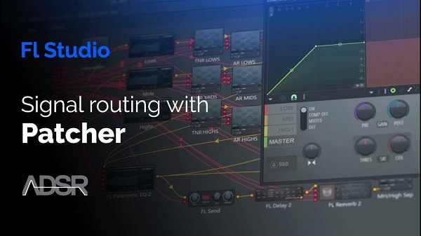 ADSR Sounds Signal Routing With Patcher Multiband Compression, EQ, Reverb and Stereo Separation TUTORIAL