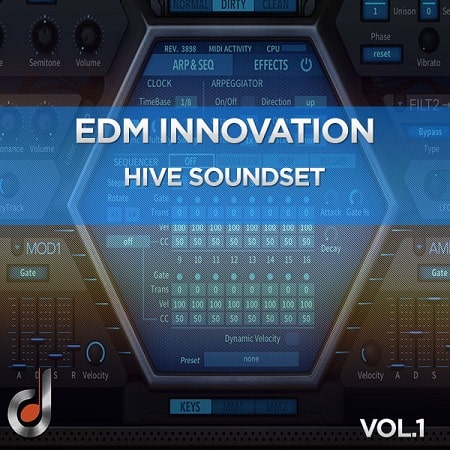 Dustons EDM Innovation Vol.1 U-he Hive Soundset