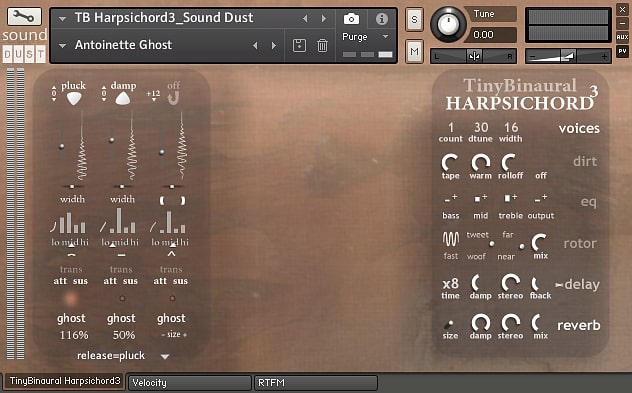 Sound Dust Tiny Binaural Harpsichord³ KONTAKT