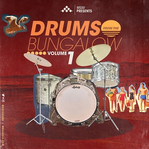 MSXII Drums From The Bungalow Vol. 1 WAV