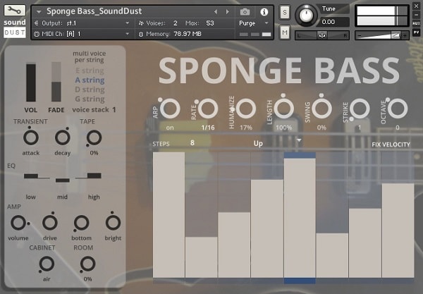 Sound Dust Sponge Bass KONTAKT