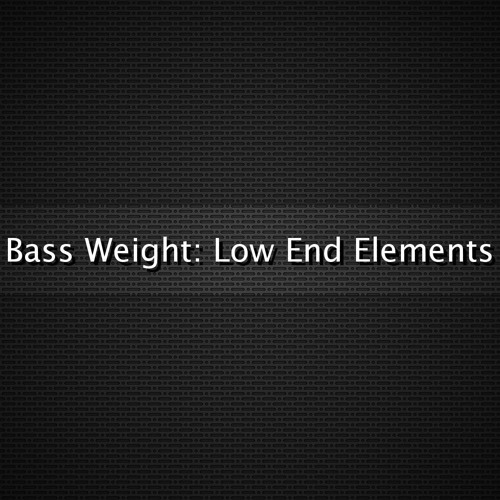 Glitchedtones Bass Weight Low End Elements WAV