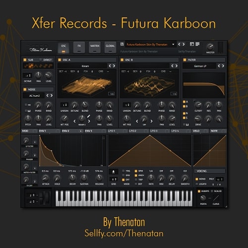 Thenatan Xfer Records Futura Karboon Serum Skin