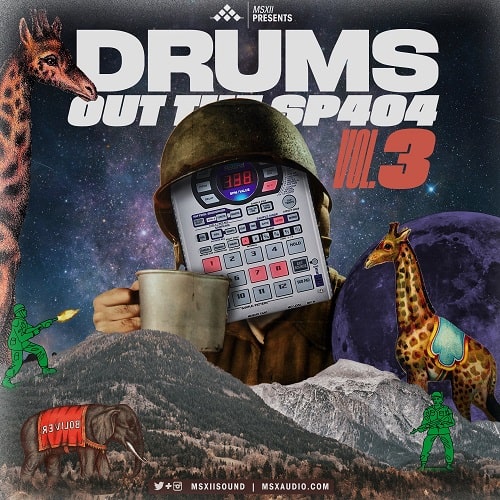 MSXII Drums Out The SP404 Vol. 3 WAV