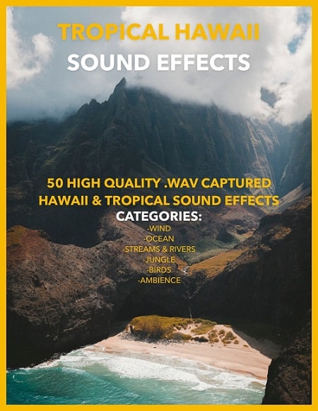 Jakob Owens Productions Tropical Hawaii Sound Effects Pack Vol.1 WAV