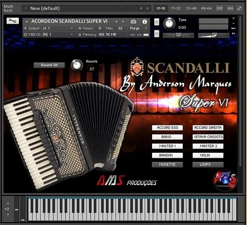 Aylan Samples Acordeon Scandalli Super IV KONTAKT