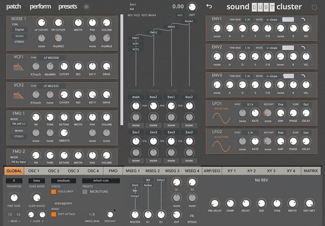 sound DUST CLUSTER For Zebra 2