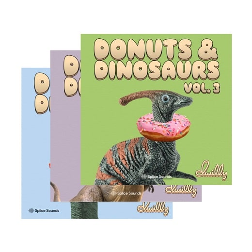 dwilly donuts & dinosaurs sample pack Vol.1-3