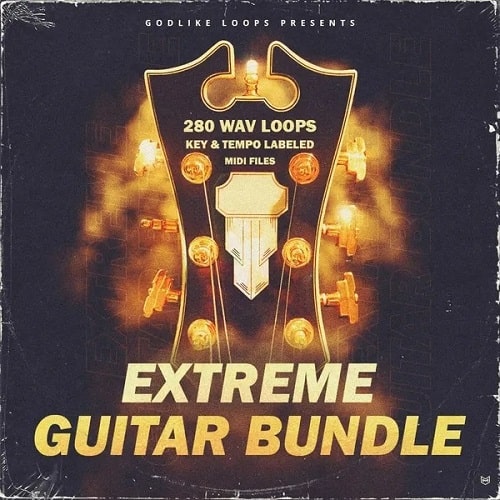 Godlike Loops Extreme Guitar Bundle WAV MIDI