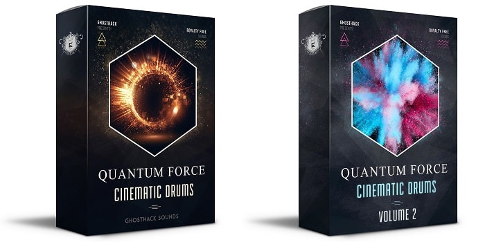 Ghosthack Sounds Quantum Force - Cinematic Drums 1-2 WAV