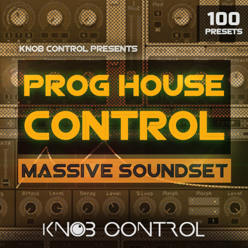 Knob Control Prog House Control Massive Soundset