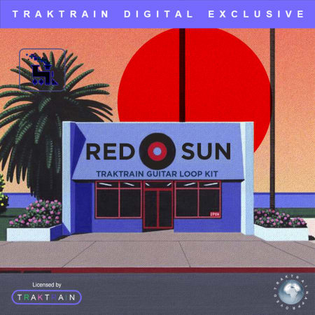 TrakTrain Red Sun Guitar Loop Kit WAV
