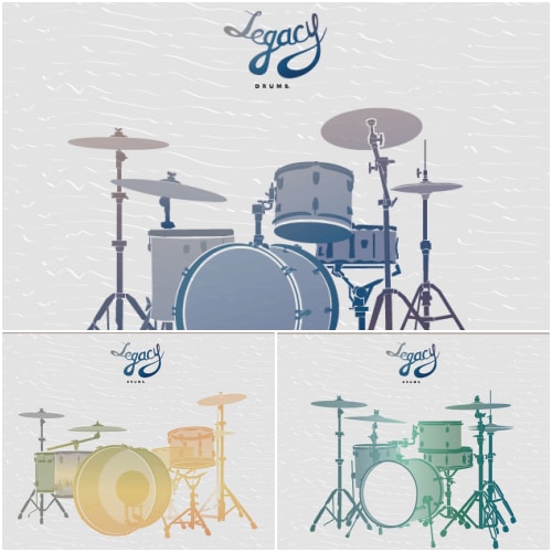Legacy Drums - Three Classic Drum Kits For Kontakt