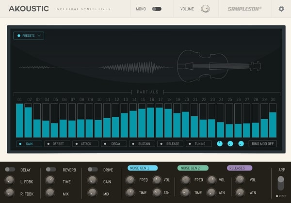 Sampleson Akoustic Spectral Synthesizer v1.1 WIN & MACOSX