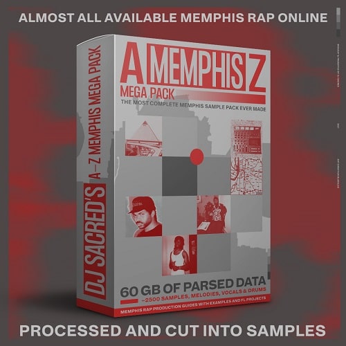 Memphis A-Z Mega Pack by DJ Sacred WAV FLP