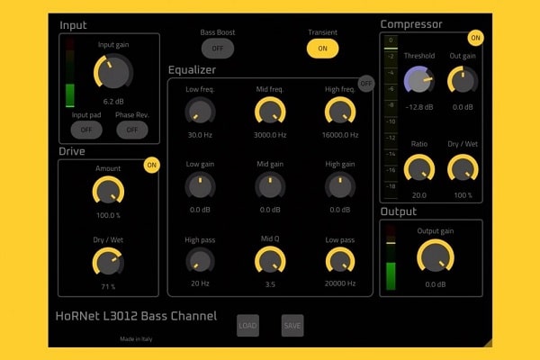 HoRNet L3012 Bass Channel v1.0 VST VST3 AU AAX