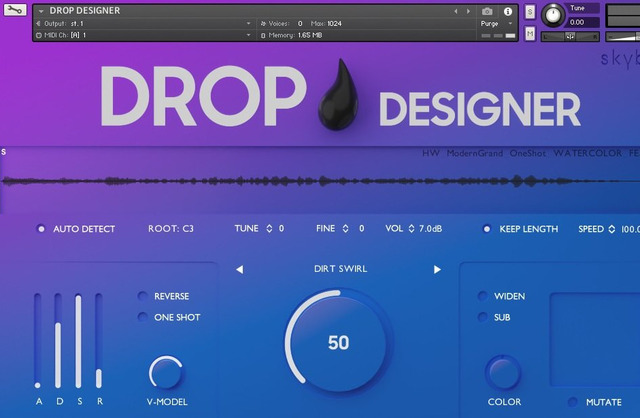 Skybox Audio Drop Designer v1.0.0 KONTAKT