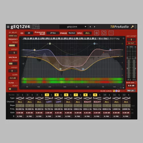 TBProAudio gEQ12V4 v4.2.4 VST VST3 AU AAX