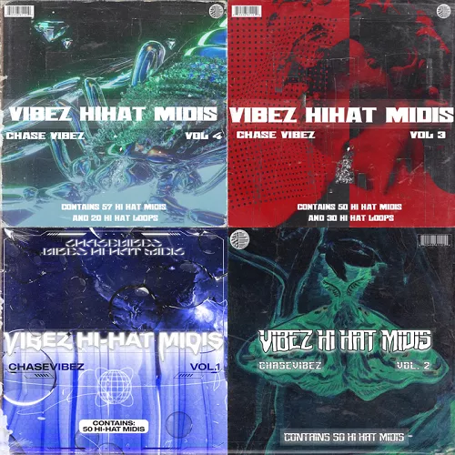 ChaseVibez The Vibez Hi Hat Midi Collection (Bundle)