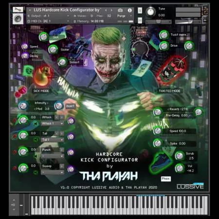 Tha Playah LUS Hardcore Kick Configurator by Tha Playah v1.0 KONTAKT