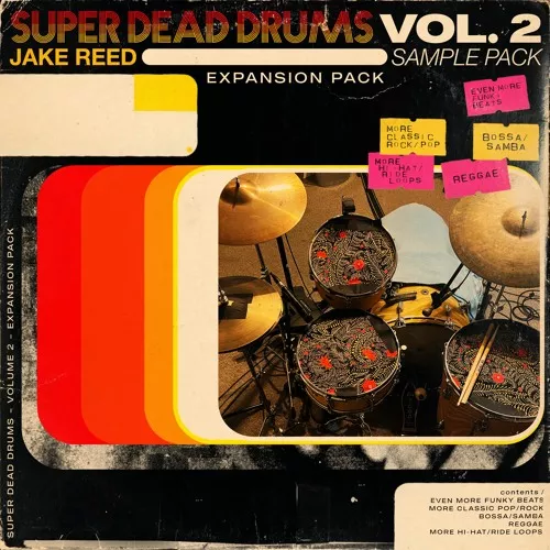 Jake Reed Super Dead Drums Vol.2 Expansion Pack WAV