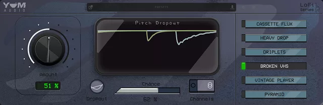 um Audio LoFi Pitch Dropout