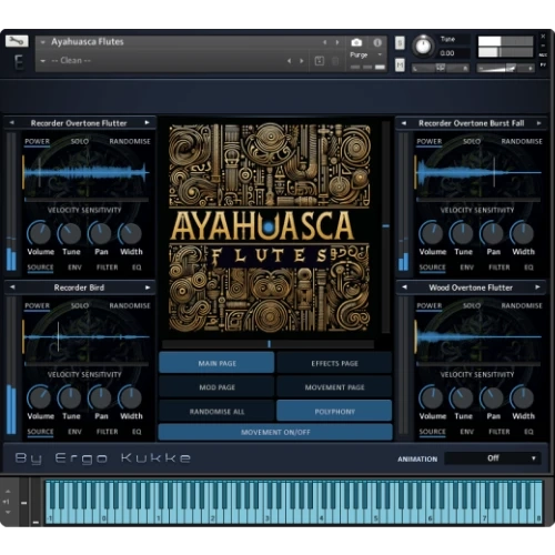 Ergo Kukke Ayahuasca Flutes KONTAKT