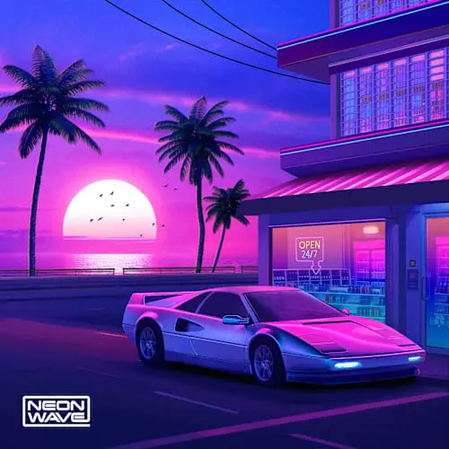 Neon Wave Electric Sunset - Synthetic Anthems WAV